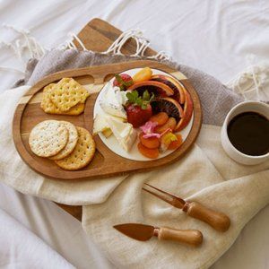 ❤️ Twine Living Co. Wood & Ceramic Cheese Board